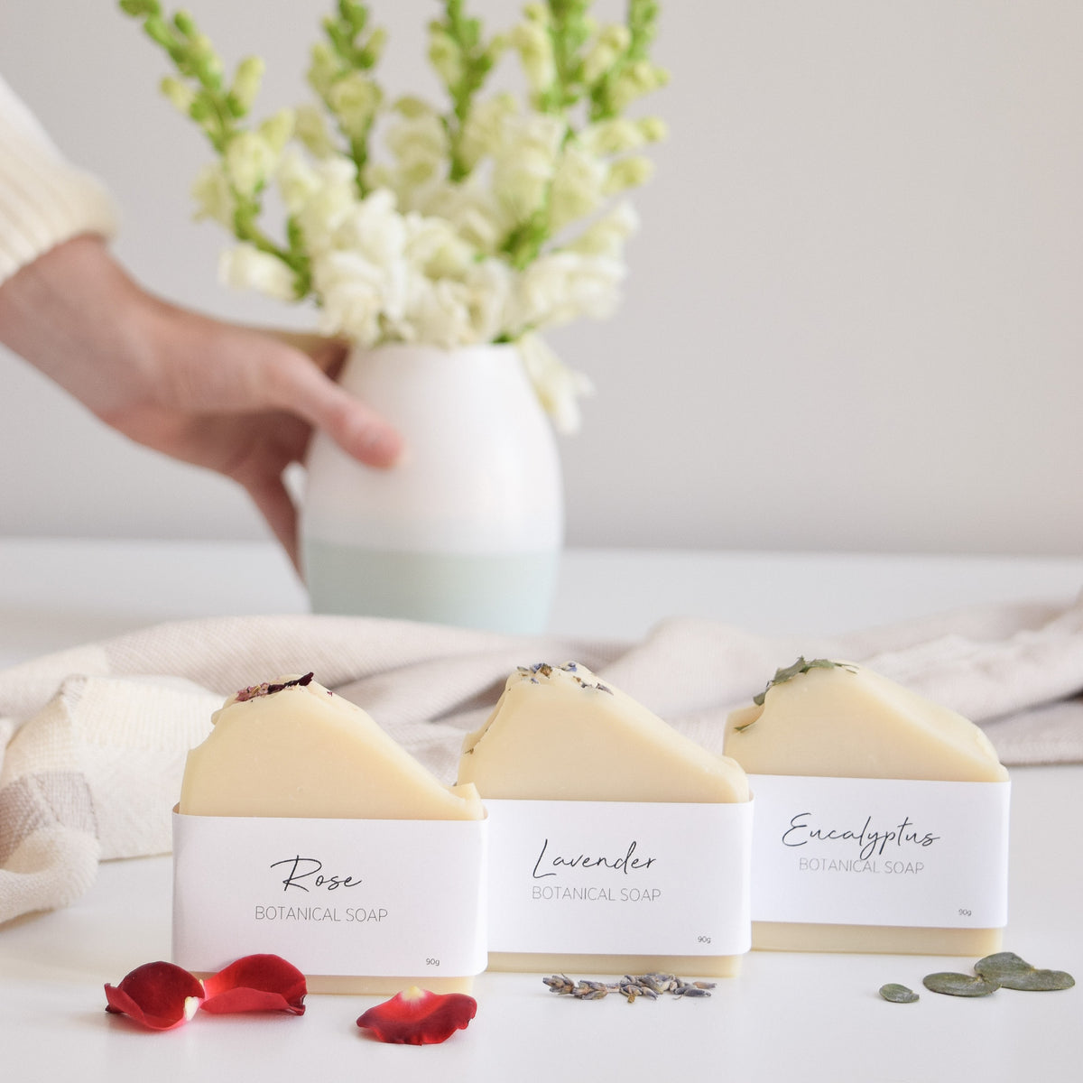 Botanical Soap Trio